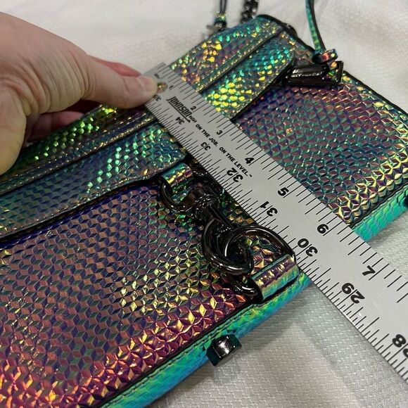 Rebecca Minkoff Mini Mac Metallic Textures Crossbody - Picture 6 of 7